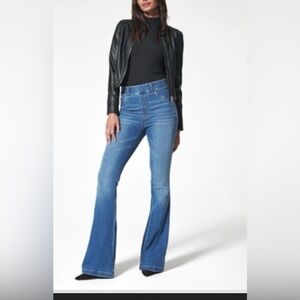 Spanx Pull On Flare Leg Jeans Womens Size XL 14-16